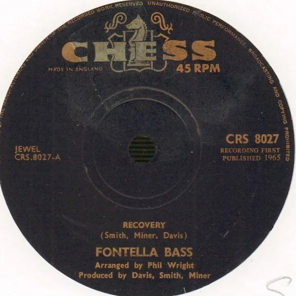 Fontella Bass Recovery Single (1965)