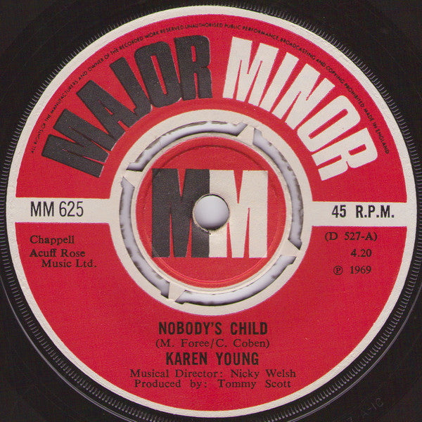 Karen Young Nobody’s Child (1979) Single