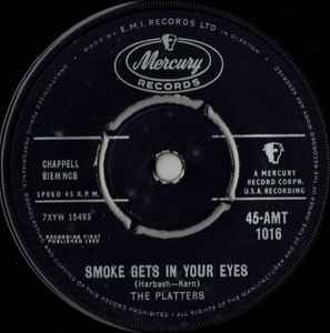 The Platters - Smoke Gets In Your Eyes (7", Single)