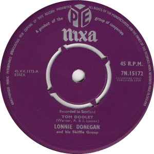 Lonnie Donegan And His Skiffle Group* - Tom Dooley (7", Single)